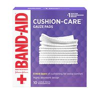 First Aid Gauze Pads (4 x 4 inch), 10-Count