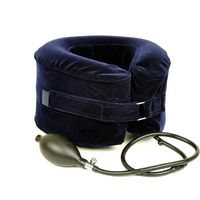 Cervical Neck Traction Device Inflatable Pillow Instant Relief for Chronic Neck Shoulder Back Pain Alleviate Spine Compression, Pinched Nerve with Adjustable Collar for Comfort Instapark®
