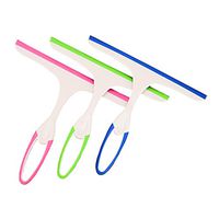 Globalwells Window Glass Wiper Cleaner Squeegee Car Handheld Blade Home Bathroom New Set of 3