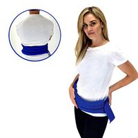 Nature Creation Back & Abdomen Herbal Heating Pad- Tense, Sore Muscles Relief - Reusable Hot and Cold Therapy (Blue Marble)