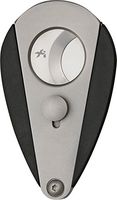 Xikar Tech Xi3 Cigar Cutter, 54 Ring Gauge, Unique Ergonomic Teardrop Shape, Rubberized Handles, 440 Stainless Steel with an HRC of 57