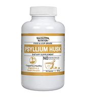 Psyllium Husk Capsules, 150 Capsules, 1,500 mg. per Serving by Unpretentious Nutrition, Natural Fiber Powder, Promotes Overall Digestive & Heart Health, Feel Fuller After a Meal (25-Day Supply)