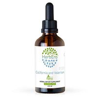 California and Valerian B120 Alcohol-Free Herbal Extract Tincture, Organic (California Poppy Herb and Flower (Eschscholzia Californica), Valerian Root (Valeriana Officinalis)) (4 fl oz)
