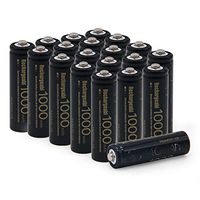 BAOBIAN AA NiCd 1000mAh 1.2V Rechargeable Batteries for Outdoor Solar Lights,Garden Lights, Remotes, Mice (20PCS AA 1000mAh)
