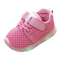 Flat Shoes for Little Kids/Big Kids Sales, Children Baby  Solid Mesh Led Light Luminous Sport Run Sneakers Shoes for Size 2.5-3Years, Boys Girls Shoes