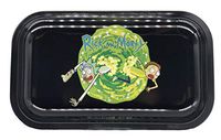 Rolling Tray Metal 10.5x6.5 (Black Hole)