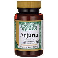Swanson Arjuna 500 Milligrams 60 Veg Capsules