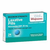 Walgreens Maximum Strength Laxative Pills, 24 ea