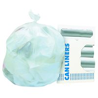 Heritage Z4824LNR01 High-Density Coreless Can Liners, 8-10 gal, 8 mic, 24 x 24, Natural (Case of 1000)