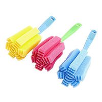 giveyoulucky 1 Pc Sponge Brush Milk Bottle Cup Glass Washing Cleaning Kitchen Cleaner Tool