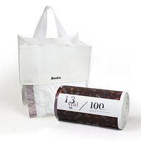 Becko Tall Unscented Kitchen Drawstring Trash Bags (Purple (19.7 × 27.5 in / 100 pcs))