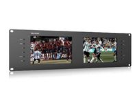 LILLIPUT RM-7028S Dual 7" 3ru Rack Monitors IPS Screens, Viewing Sd, Hd and 3g-sdi Video on 3ru Rack Monitor. Perfect 3g-sdi with Broadcast Quality for Live Events & Shows
