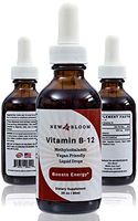 New Bloom B-Boost™ Vitamin B12 Methylcobalamin Sublingual Liquid Drops 3000mcg 2 fl oz / 60ml