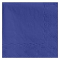 Hoffmaster 180322 Beverage Napkin, Regal Embossed, 2-Ply, 1/4 Fold, 9-1/2" Length x 9-1/2" Width, Navy (4 Packs of 250)