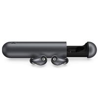Crazybaby Air 1S True Wireless In-Ear Headphones TWS Bluetooth 5.0 Earbuds Bass Earphones 3D Stereo, Noise Isolation, LED, Secure Fit, Waterproof, Charging Case, Mic Sports Running Exercise - Gray