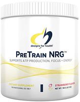 Designs for Health PreTrain NRG - Pre-Workout Powder + Green Coffee + Peak ATP + Creatine (20 Servings / 140g)