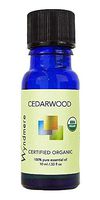 Wyndmere Cedarwood Essential Oil ~ Certified Organic, 100% Pure, Undiluted, Natural & Therapeutic Grade for Aromatherapy, Skin and Relaxation by Wyndmere~ 10ml (1/3 oz)