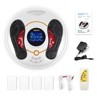 Medical Foot Massager Machine (Upgrade) - Feet Legs Circulation Devices Using EMS and TENS Stimulator, Electrical Muscle Pulse Massage Therapy, Electric Foot Reflexology, Relieve Pain for Neuropathy