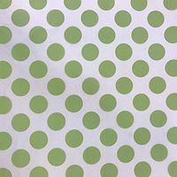 Black Cat Avenue 20" x 30" Printed Tissue Paper for Gift Wrapping, 24-Sheet, Lime Medium Polka Dots