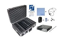 Williams Sound T45 System with R37 Receivers - ADA Compliant FM Hearing Solution System (4 Users, Rechargeable)