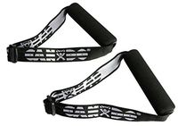 Cando 10-5330 Handle with Adjustable Webbing For Band/Tubing, 1 Pair