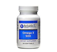 Reliable 1 Omega 3 500mg 50 Softgels (3 Bottles)