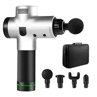 Massage Gun, HOMFUL Handheld Muscle Massage Gun Deep Tissue Muscle Massager Portable Profession Percussion Massager for Muscle Aches Recovery and Fitness Relax Quiet Technology