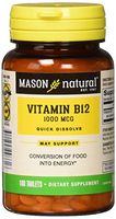Mason Natural Vitamin B-12 1000mcg Sublingual Tablets - 100 Ea