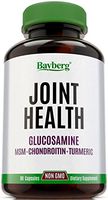 Glucosamine with Chondroitin, MSM, Turmeric Curcumin and Boswellia. Joint Health Supplement, Natural Anti-Inflammatory, Pain Relief Capsules for Mobility, Strength & Flexibility. Restores & Protects