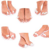Toe Spacers & Toe Straightener Kit for Men and Women - Great Choice for Bunion Pain Relief, Shoe Comfort, Toe Protectors, Hammer Toes, Yoga and More (6 Pair)