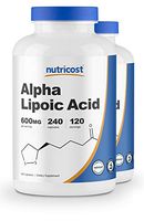 Nutricost Alpha Lipoic Acid - 600mg Serving 240 Caps, (2 Bottles)