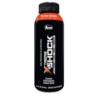 Ansi Xtreme Shock RTD Energy Drink, Peach Mango, 12 oz., 12 Count