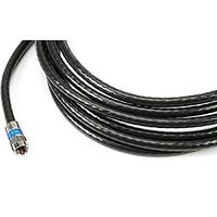 12 Foot RG6 Digital Coaxial Cable with Premium Compression Connectors (BLK)