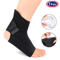 Ankle Brace Compression Sleeve with Detachable Gel Arch Cushion, Foot Arch Support for Flat Feet, Plantar Fasciitis, Fallen Arches, Heel Spurs, Helps Foot Pain Relief, Fits Men and Women