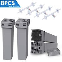 Upgrade Cartridge Filter Kit Compatible with SoClean 2, CPAP Replacement Cartridge Filter Kit Includes 4 Cartridge Filters and 4 Check Valve (4 Set)