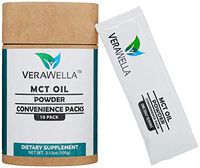 VeraWella MCT Oil Powder| Travel Size Convenience Pack | MCT Oil | MCT Oil Powder | Keto Friendly (10 Pack)