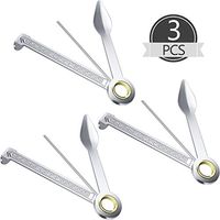 Mudder 3 Packs Pipe Tamper Tool Pipe Reamer Tool Stainless Steel Pipe Cleaner Cleaning Tool Reamers Tamper Tool