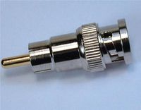 BOMAR INTERCONNECT R0842 ADAPTER, RCA PLUG-BNC PLUG