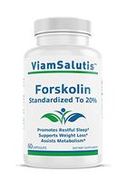 ViamSalutis Forskolin 60 Capsules 20% Standardized Forskolin, Promotes Restful Sleep,Supports Weight Loss,Assists Metabolism