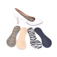 1 Pair DIY Cutting Sport Arch Support Orthotic Feet Care Women High Heels Zebra Strip Normal