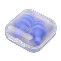 Jenny.Ben Spiral Portable Silicone earplugs Anti Noise earplugs for Noise Reduction Accessories When Sleeping 2 Pair