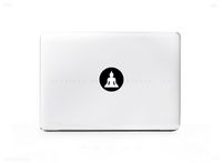 Buddha In Circle CR Sticker Decal For MacBook Pro, PC, Laptop, Window, Car, or Wall