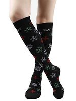 Gnpolo Christmas Compression Socks for Women & Men 15-20 20-30 mmHg Best Graduated Athletic Running Flight Travel Nurses Stockings