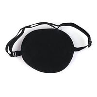 Adult/Kids Silk Pirate Eye Patch Mask Eyeshade Ajustable for Amblyopia Lazy Eye - Light Purple