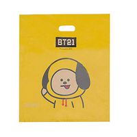 Nuofeng - 5PCS Kpop BTS PVC Bag Pocket Cartoon Portable Plastic Bag Gift for Students Army(YW)