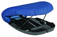 Duro-Med EZ Boost Seat Chair Actuator Lift & Stand Assist for Elderly Cushion with 6 Weight Adjustment Levels, Weight Capacity 200 to 340 pounds, Black