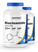 Nutricost Niacinamide (Vitamin B3) 500mg, 240 Capsules (2 Bottles)
