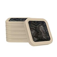 townew Official Biodegradable Refill Rings For Smart Kitchen Trash Can | Durable Garbage Bags For townew Electric Trash Can - Pack of 6 townew Refill Rings - Up To 150 Trash Bags (6 months supply)