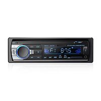 Bluetooth Car Audio Stereo Receiver - LESHP Bluetooth Car Stereo Audio Single DIN In Dash 12V FM Receiver 60Wx4 MP3 Radio Player with Remote Control