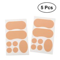 Healifty Foot Care Sticker 5 Sheets Pack Thicken PE Foam Foot Care Sticker Toes Feet Pad Cushions Abrasionproof High Heel Shoes Insert Sticker for Pain Relief Skin Guard